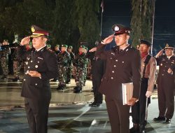 Malam Hening di TMP Tabur, Kapolres HSU Pimpin Renungan Suci Peringati HUT RI