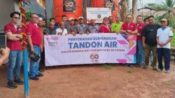 Trio Motor Hadiahkan Enam Tandon Air Bersih untuk Warga Desa Pasar Kamis